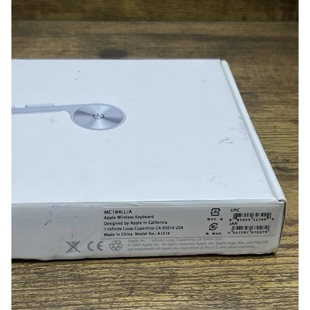 Apple Wireless Keyboard MC184LL/A Open Box with Original Box